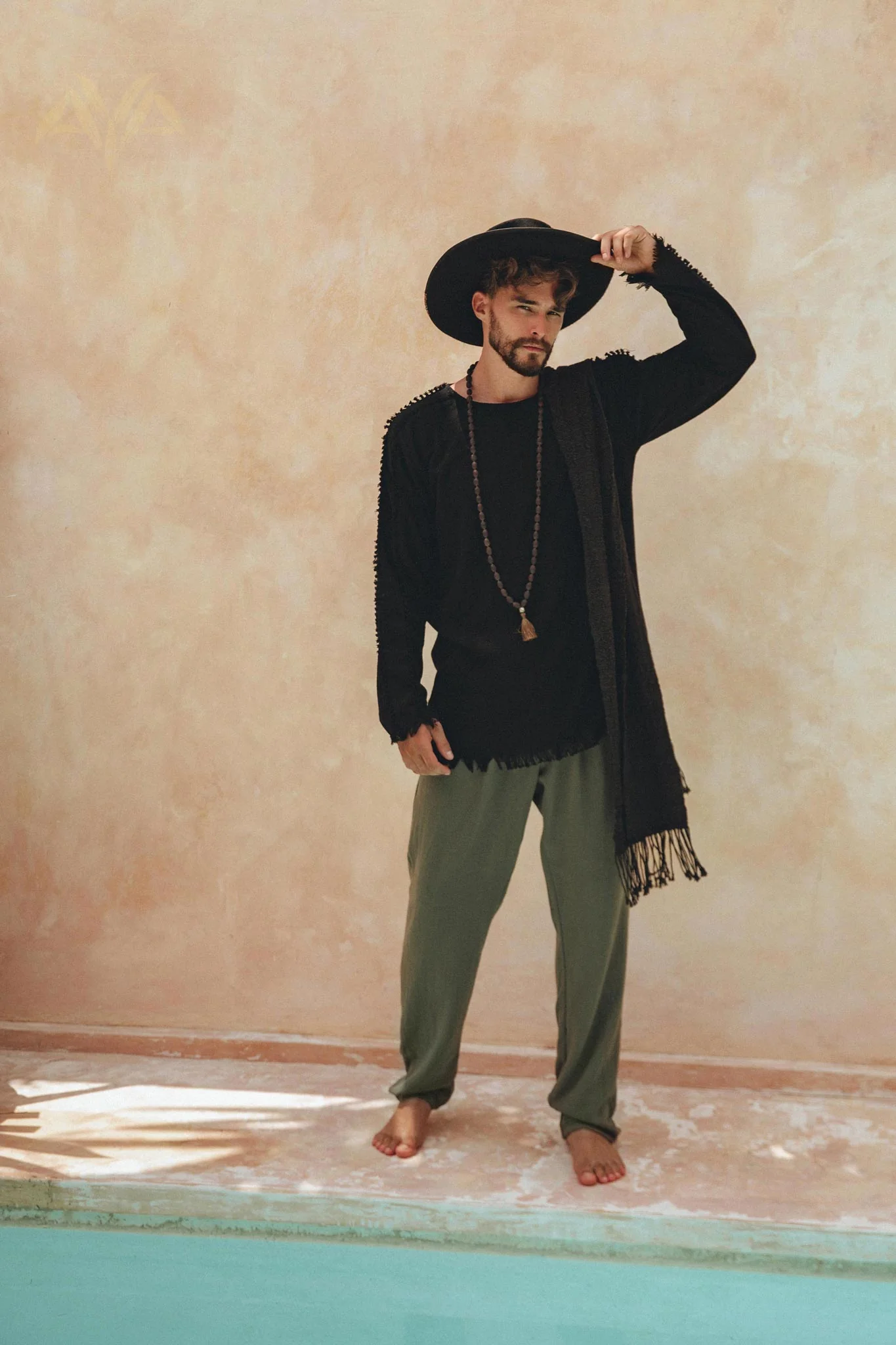 Black Long Sleeve Sweatshirt for Men - Image 3