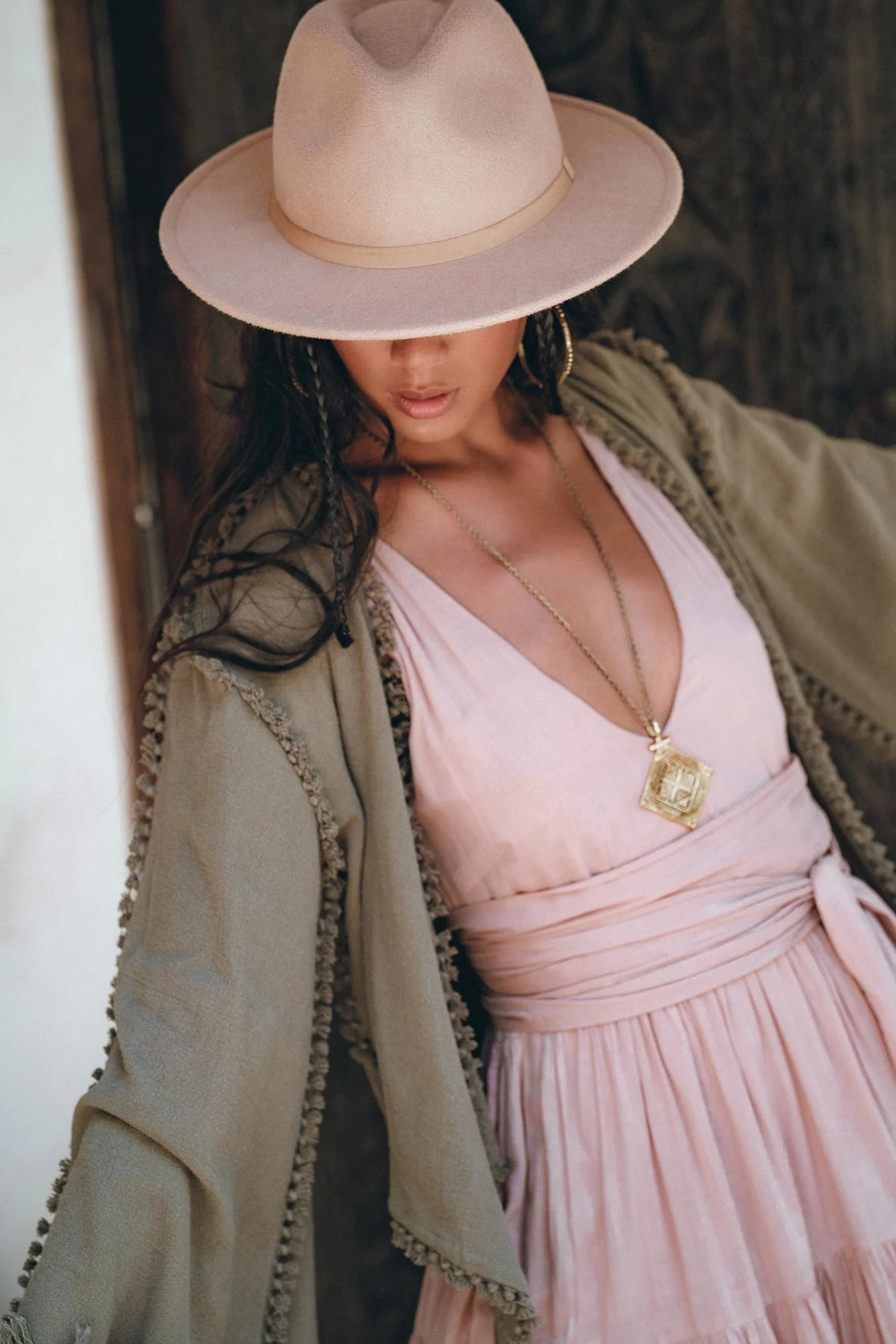 Boho Kimono Top • Organic Goddess Top • Wide Sleeve Wrap Top - Image 10