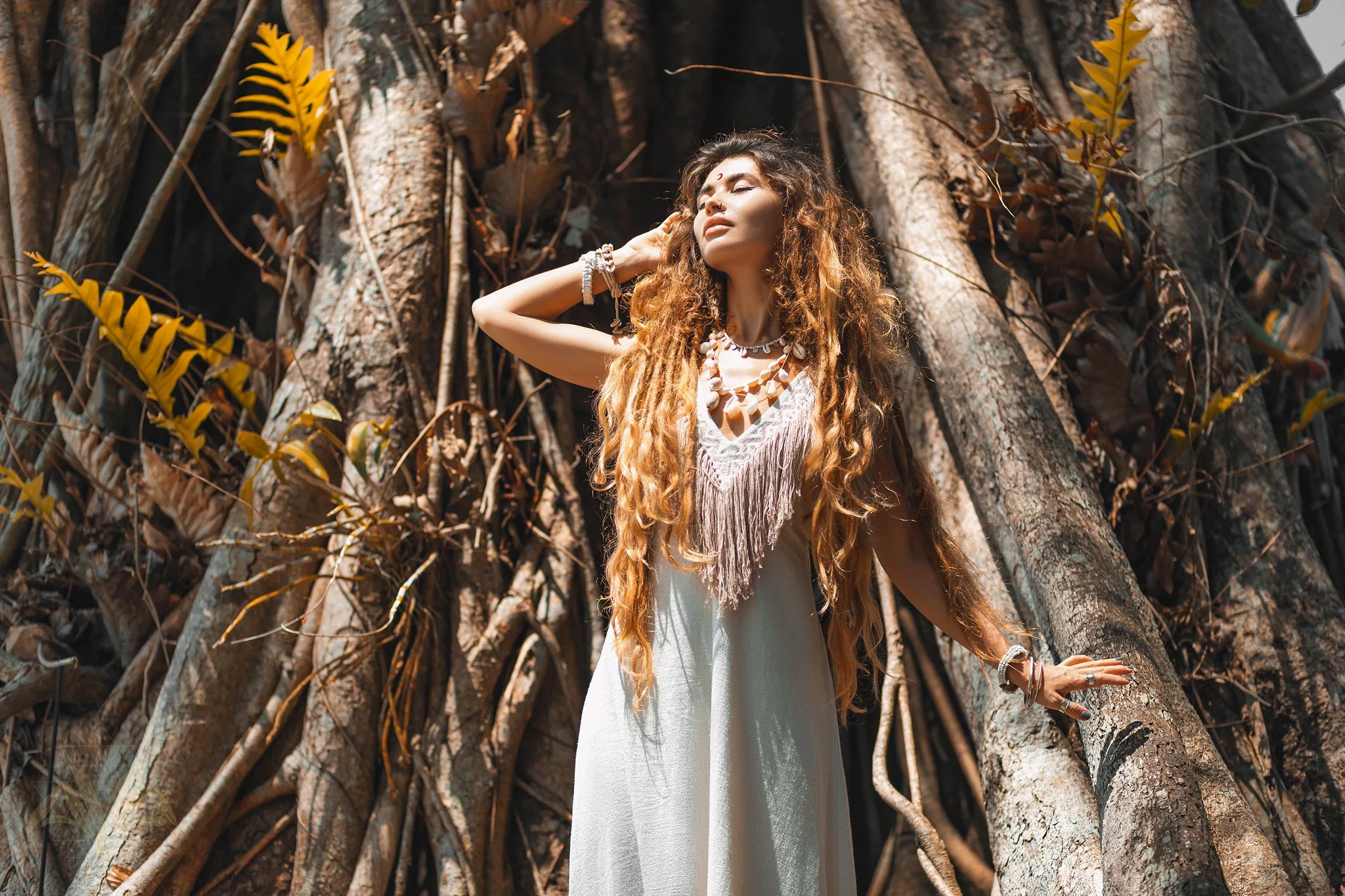 Boho Wedding Dress • Simple Wedding Dress • Off-White Boho Dress - Image 2