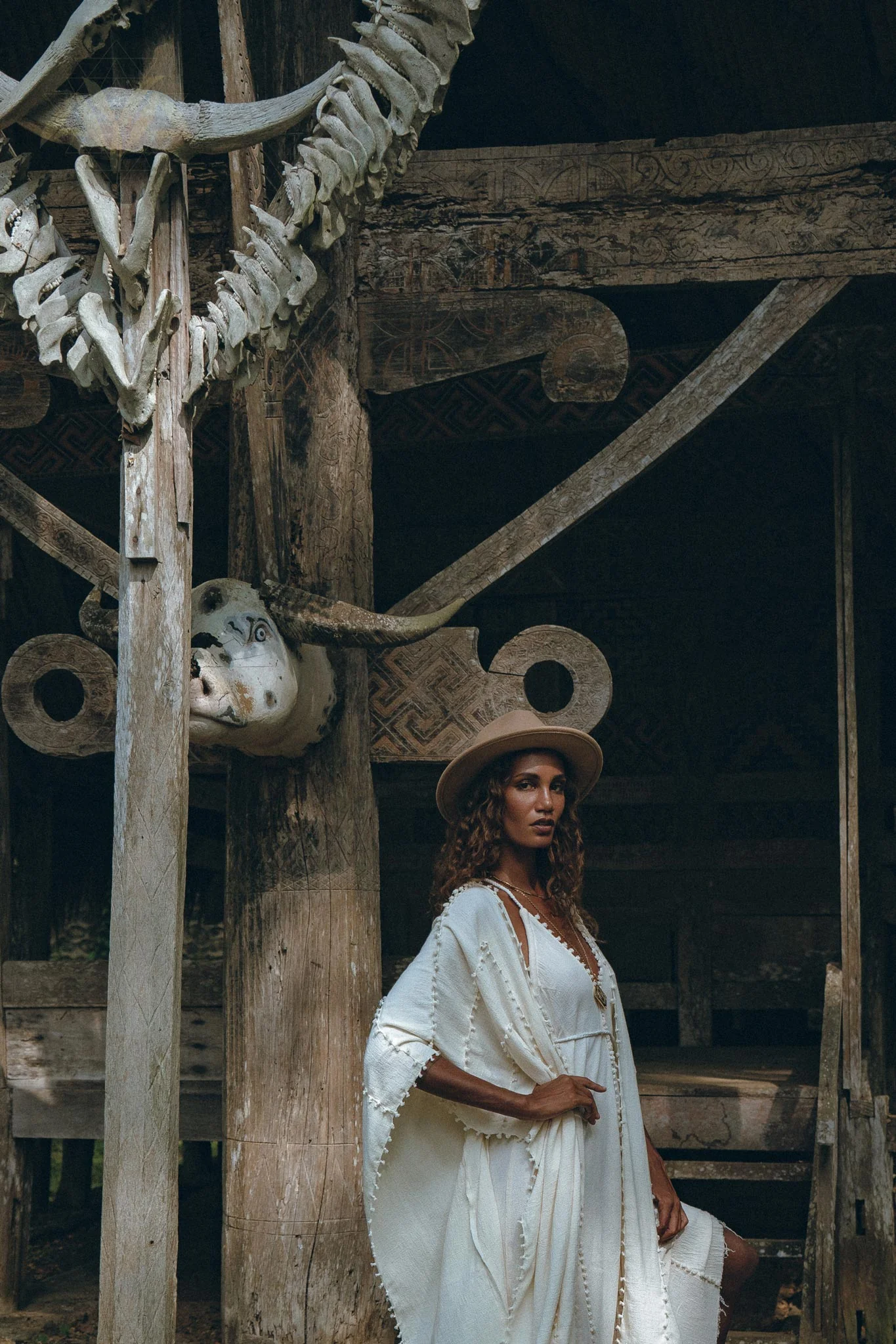 Bridal Poncho Robe • Boho Cape for Women • Bohemian Kimono Overcoat - Image 5