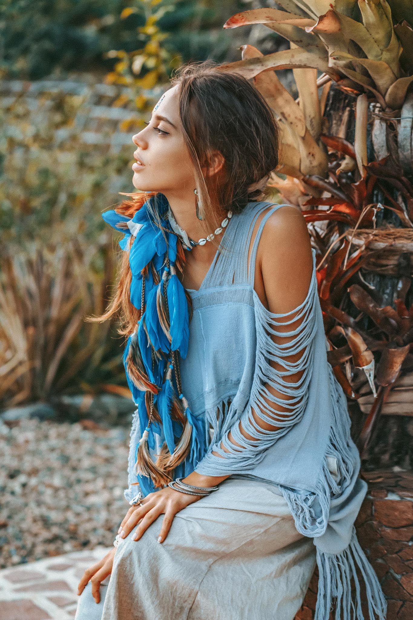 Hand Loomed Cotton Blouse • Boho Top Women • See Through Bohemian Top - Image 10