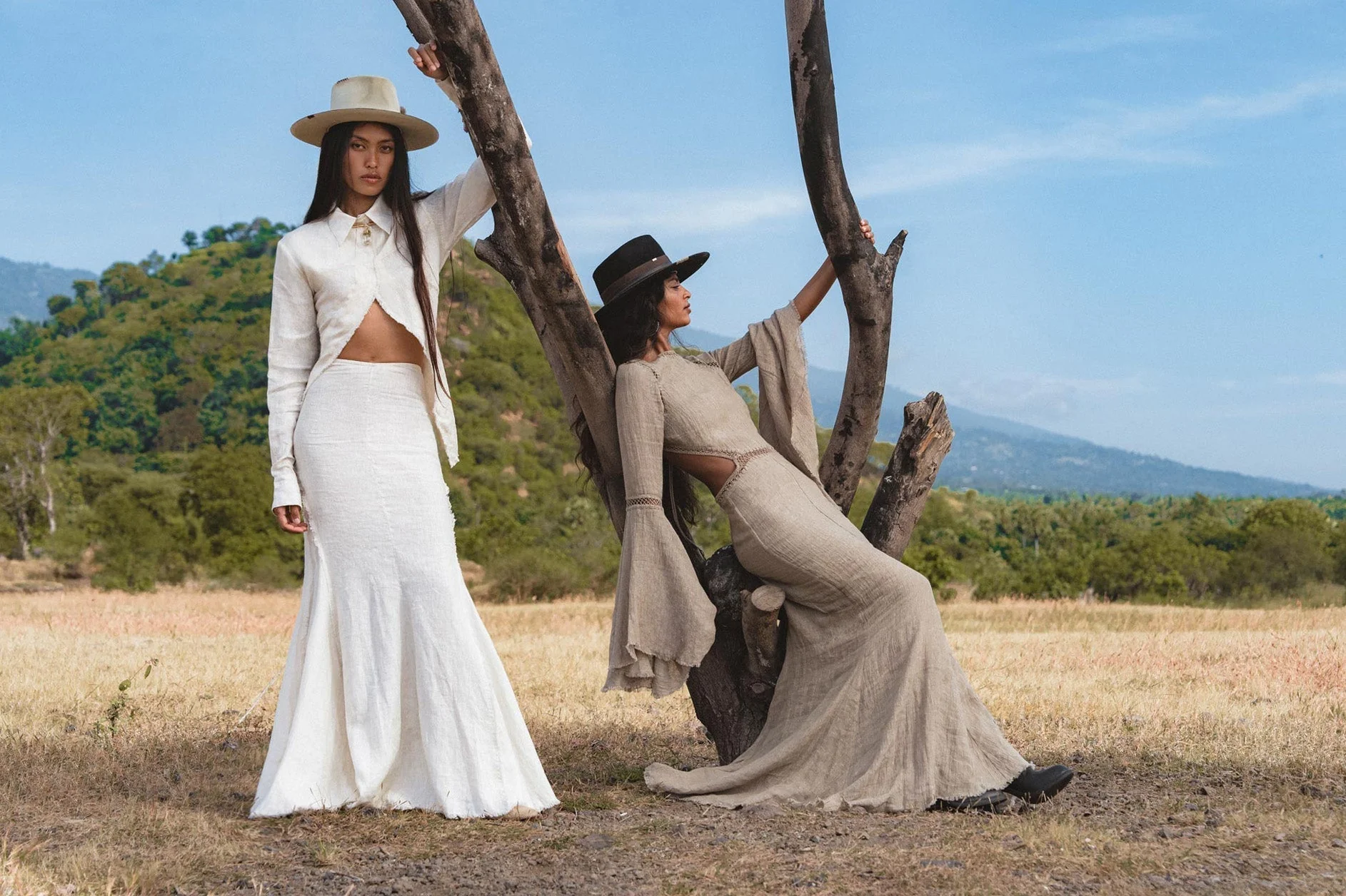 Mandara Dress in Light Sage — Sustainable Linen Open Back Macrame Dress - Image 5