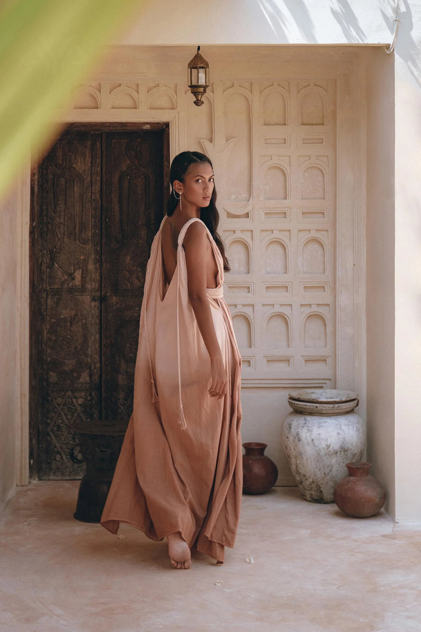 Dusty Pink Greek Dress • Pink Multiway Dress • Boho Wedding Dress - Image 2