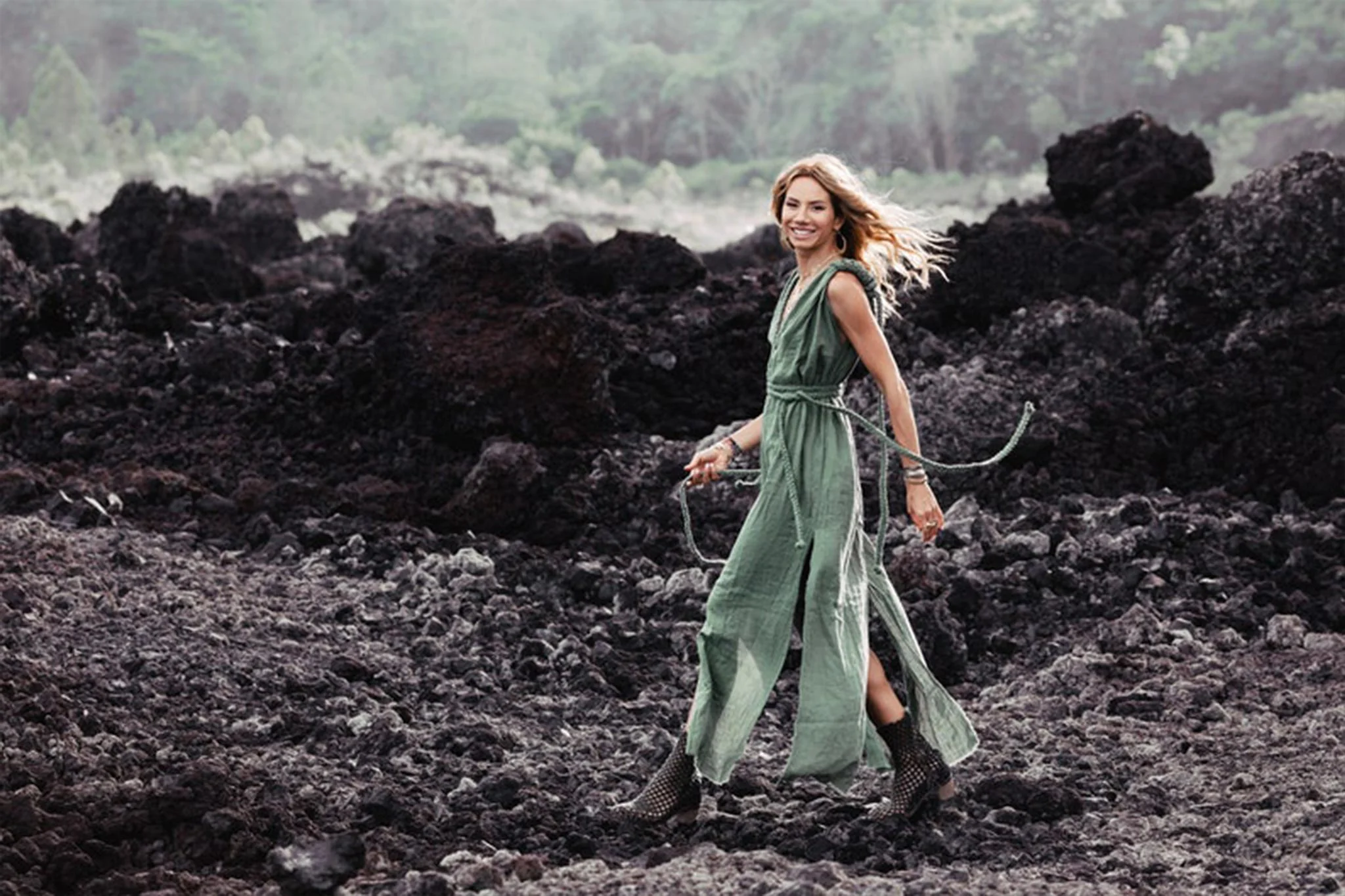 Green Nomad Spirit Dress (Adjustable size, multiway dress) - Image 10