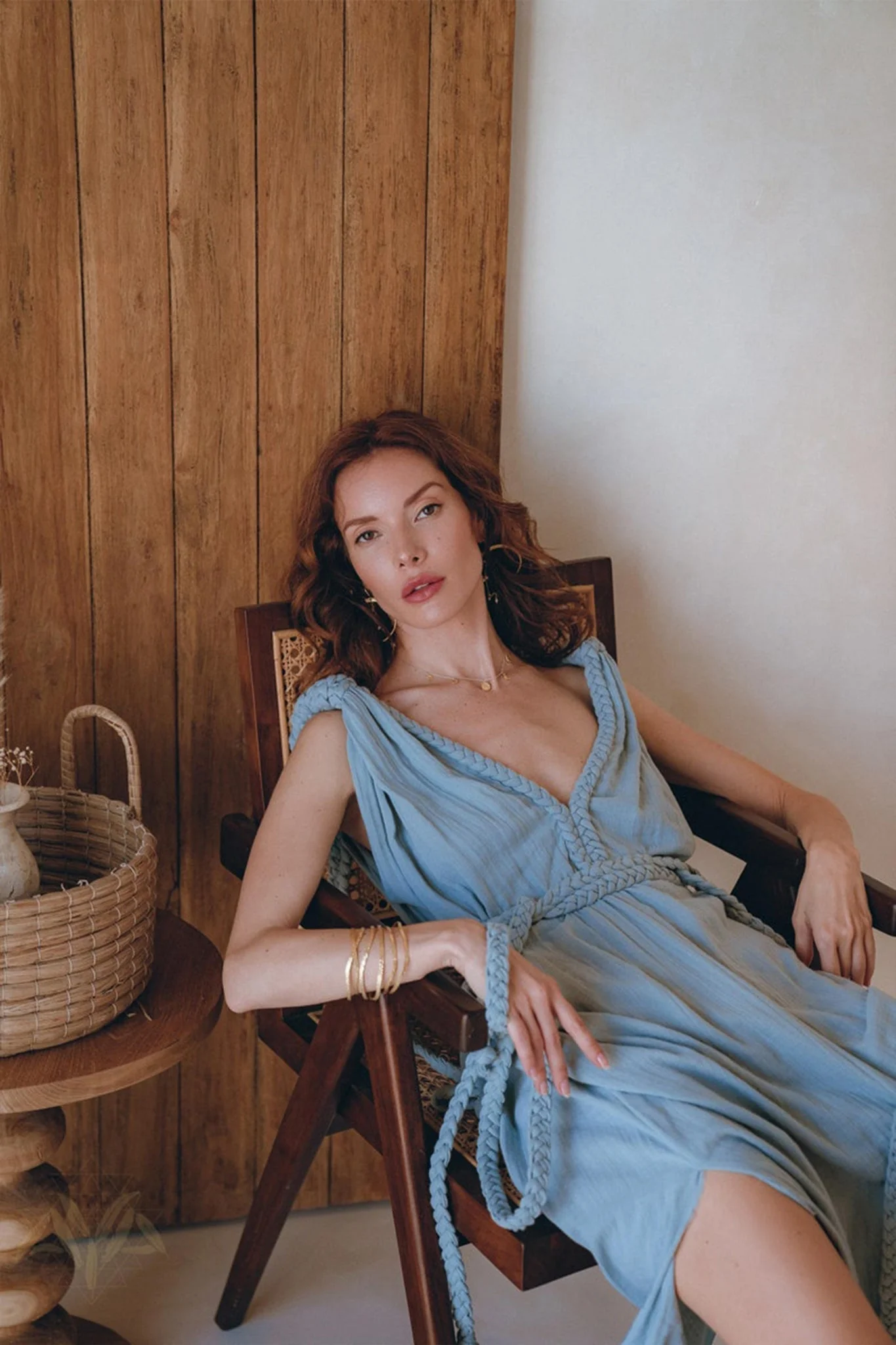 Light Blue Nomad Spirit Dress (Plus Size Dress Adjustable) - Image 10