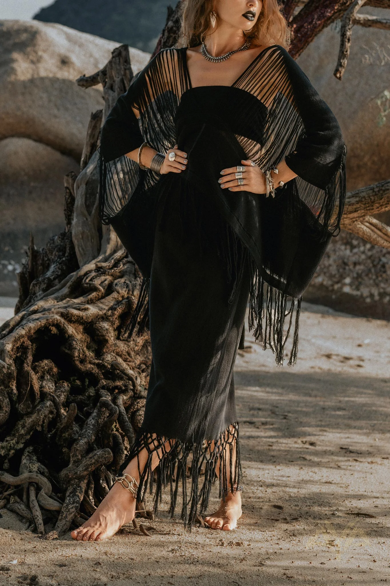 Wrap Maxi Skirt • Boho Maxi Skirt • Wrap Around Skirt - Image 3