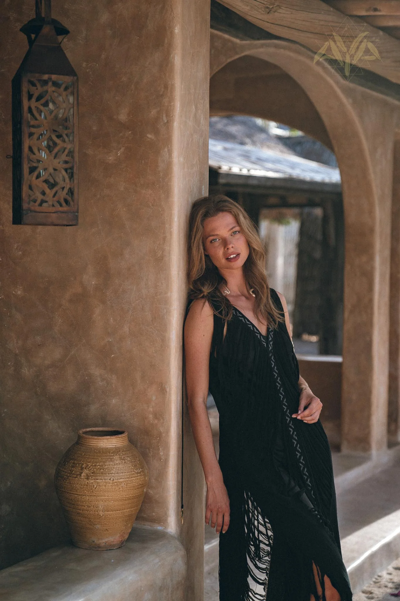 Boho Handwoven and Hand-Loomed Dress • Tribal Raw Cotton Cover-up - Image 4