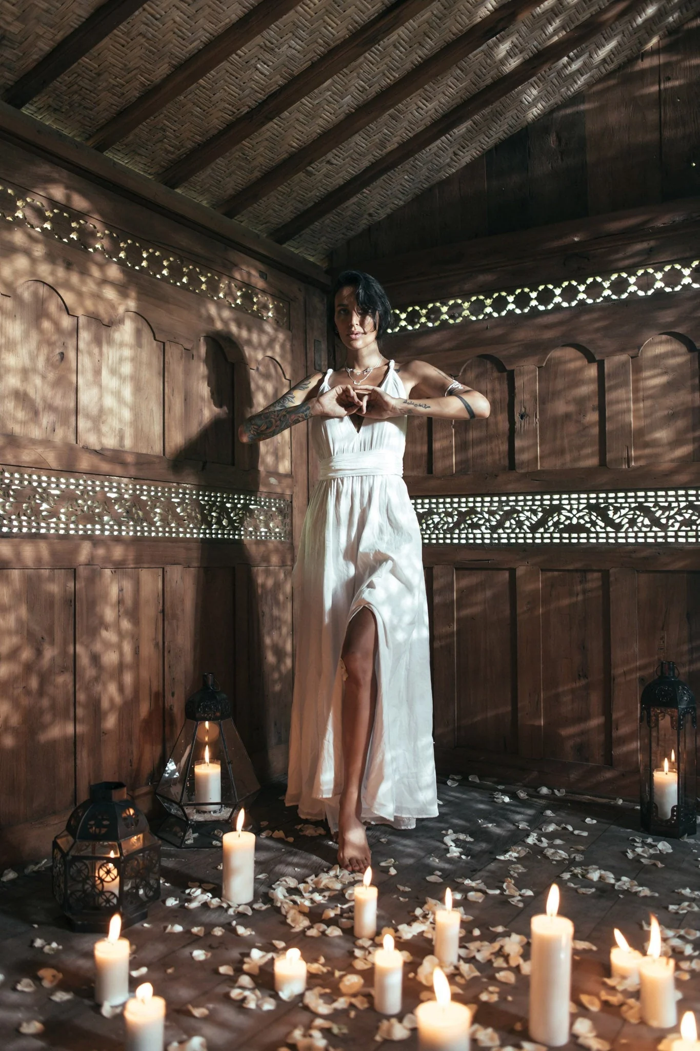 Boho Wedding Dress • Bohemian Goddess Long Maxi Dress - Image 3
