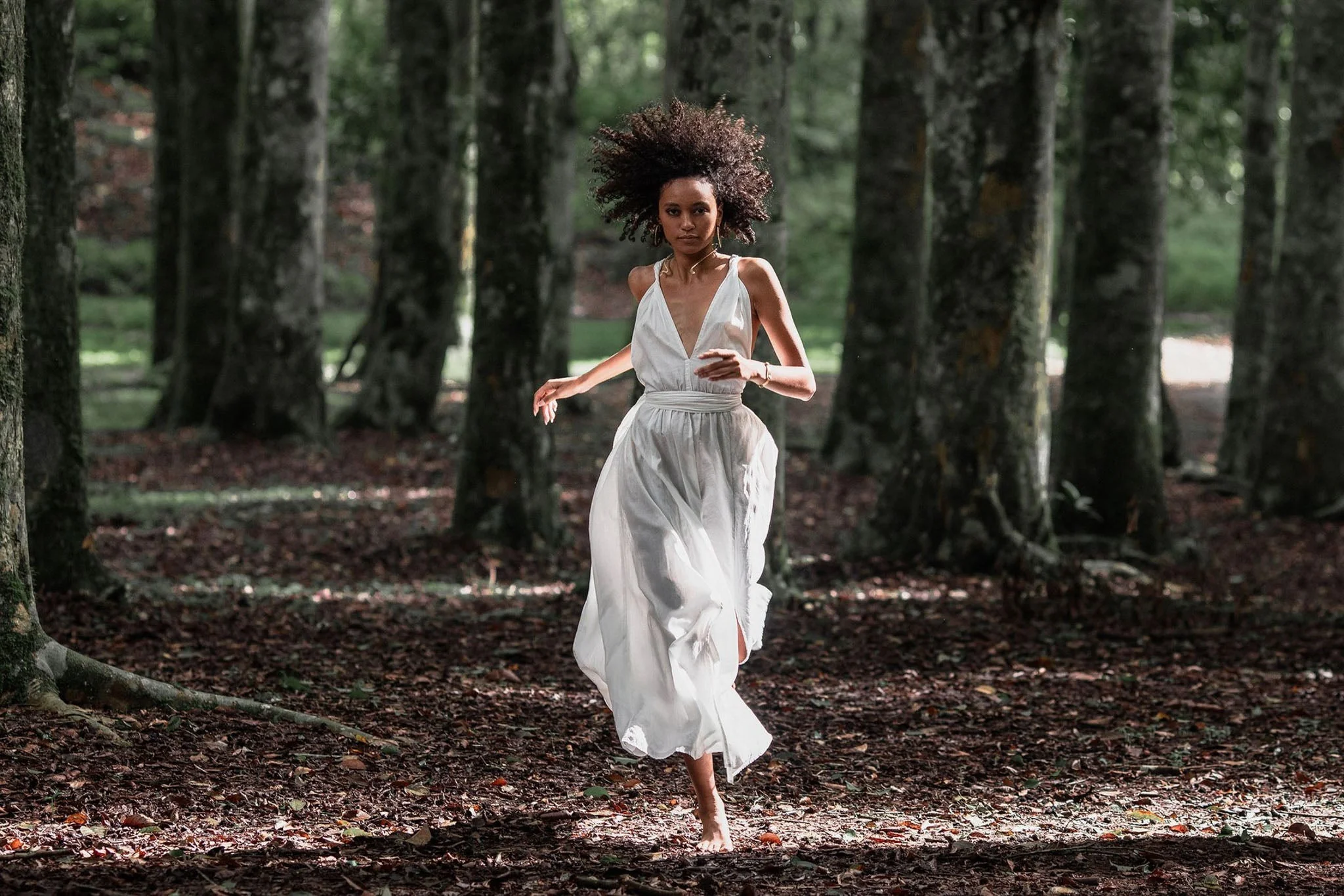 Boho Wedding Dress • Bohemian Goddess Long Maxi Dress - Image 7