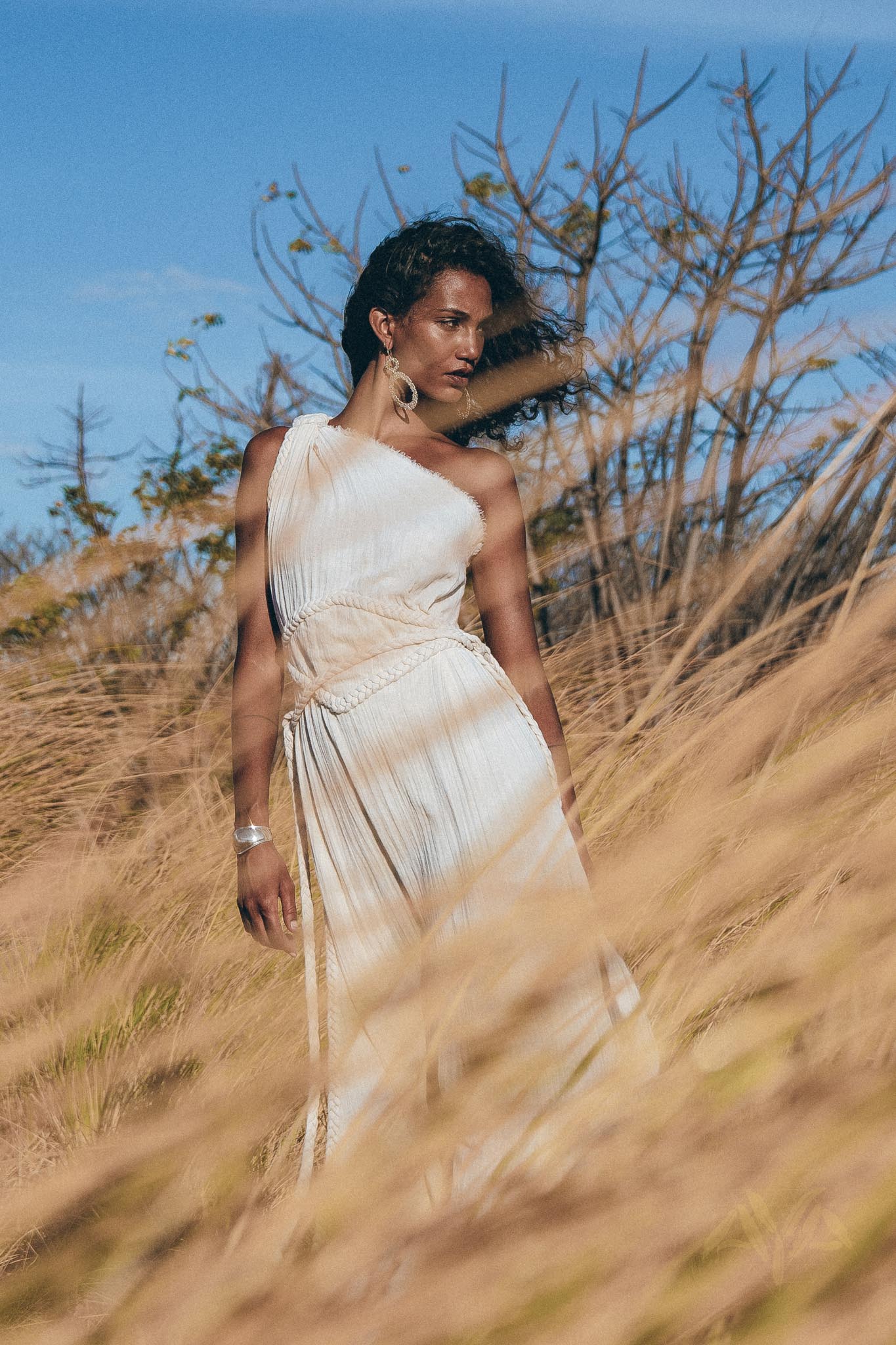 Greek Goddess Dress • Boho Dress • Organic Cotton Bridesmaid Dress • Bohemian Dress - Image 8