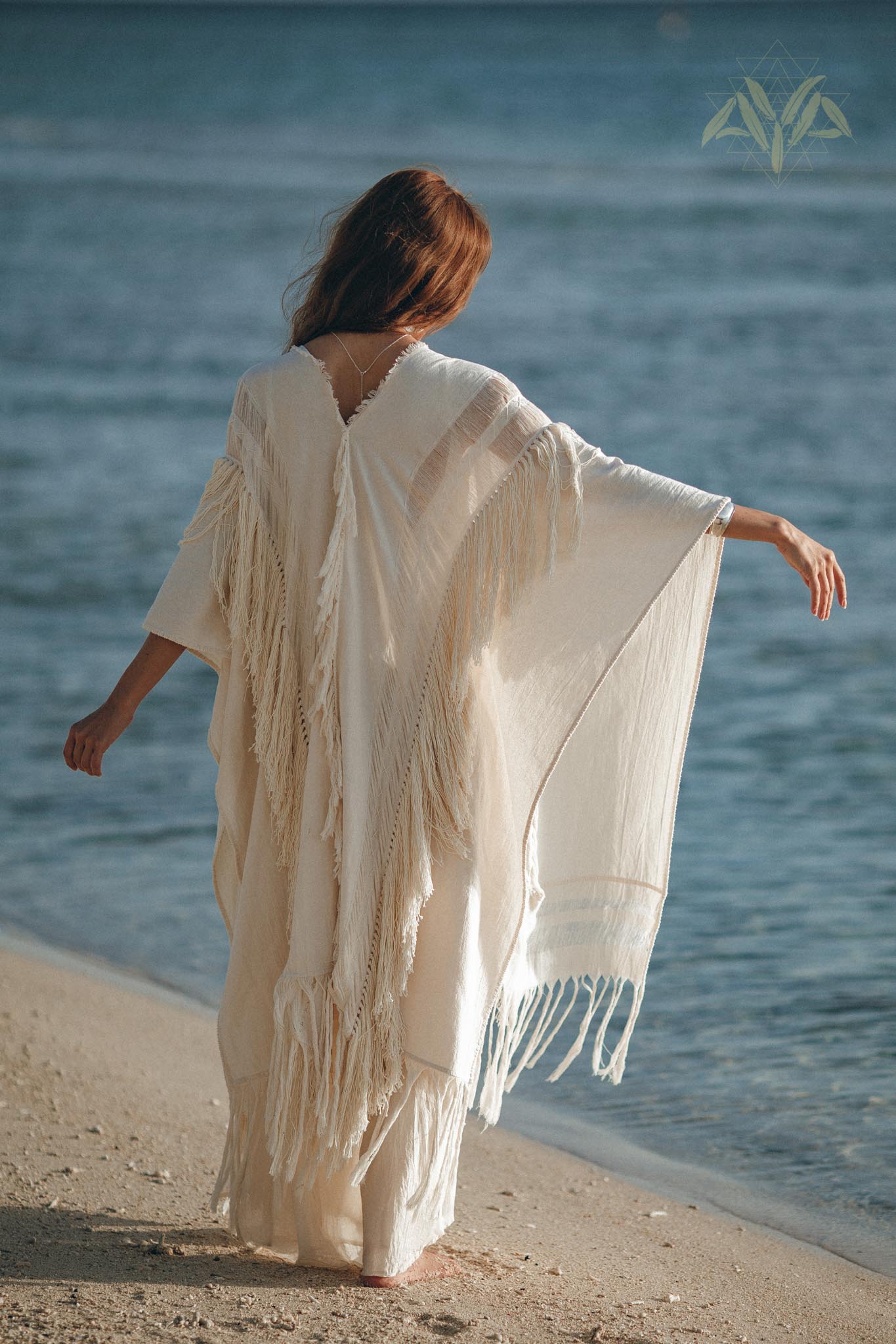Bridal Boho Cape Poncho Hand-loomed - Image 5