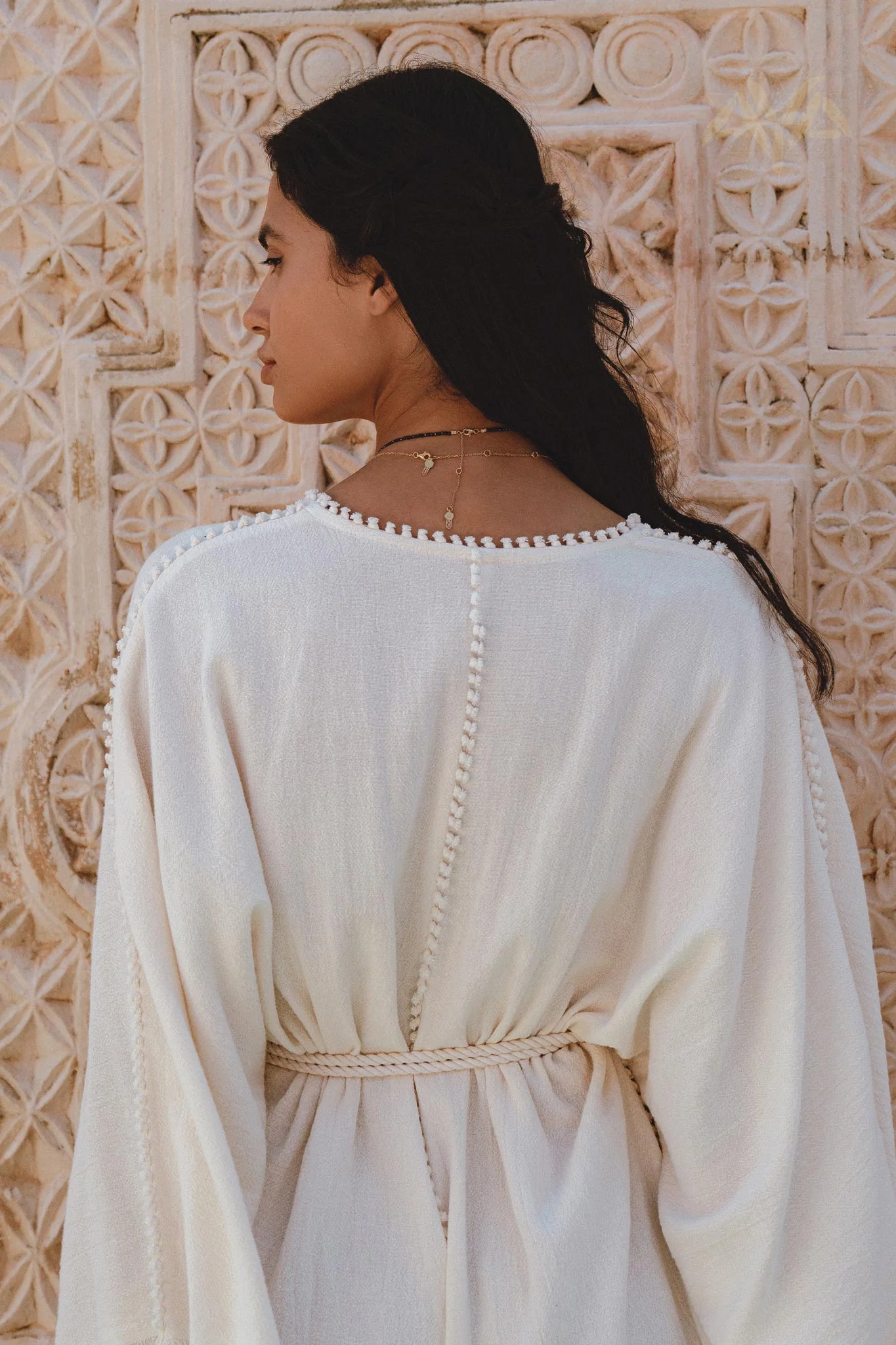 Off-White Mini Elegant Jumpsuit • Bohemian Beach Cocktail Romper - Image 10