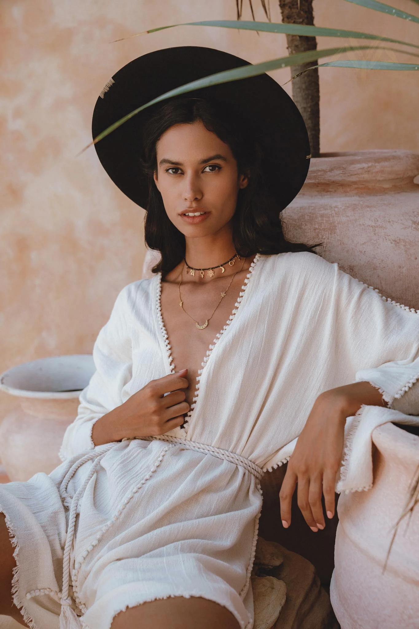 Off-White Mini Elegant Jumpsuit • Bohemian Beach Cocktail Romper - Image 2