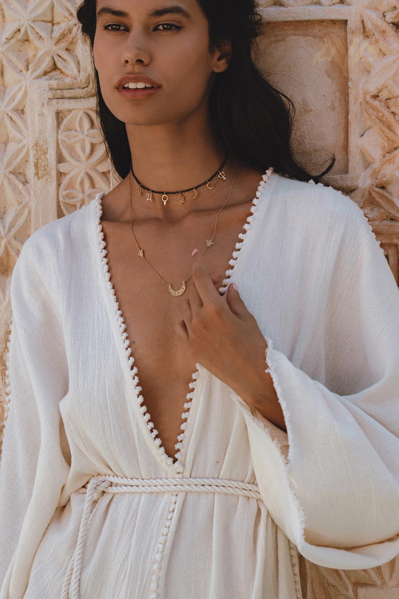 Off-White Mini Elegant Jumpsuit • Bohemian Beach Cocktail Romper - Image 8