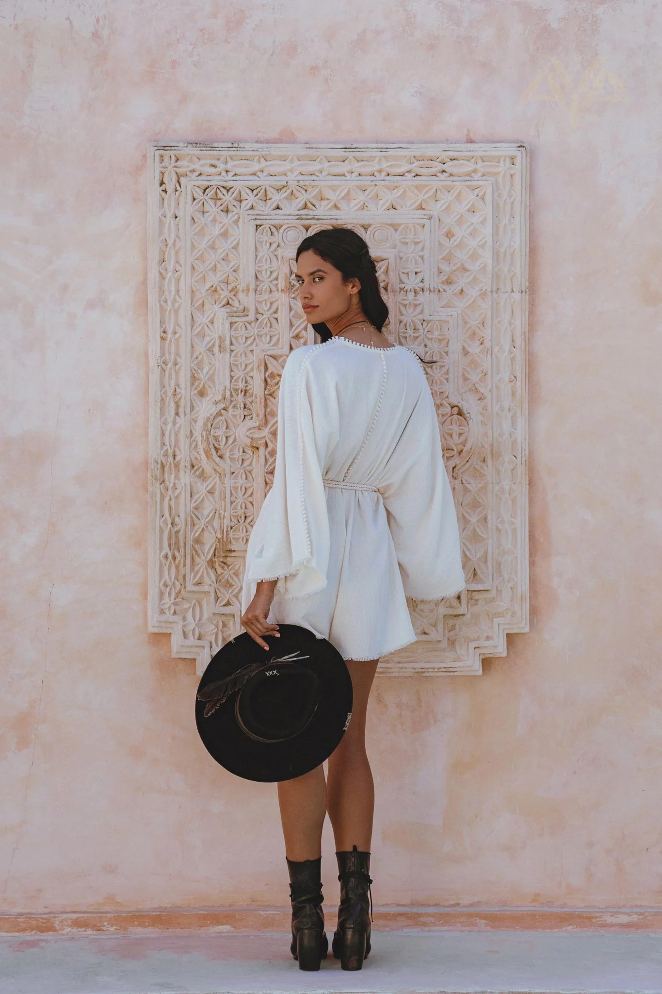 Off-White Mini Elegant Jumpsuit • Bohemian Beach Cocktail Romper - Image 9