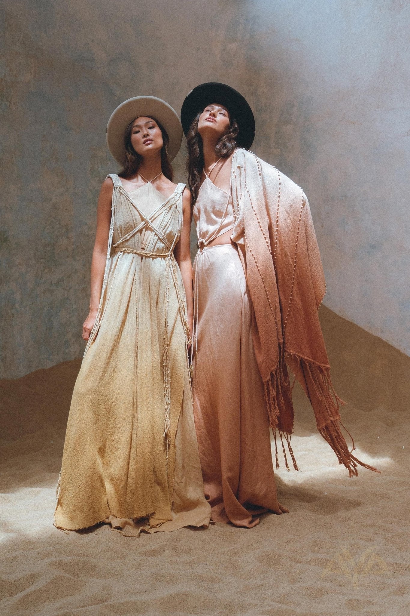 Powder Pink Boho Poncho • Bohemian Cape • Plus Size Clothing • Wrap Shawl • Ombre Sustainable Mantel - Image 3