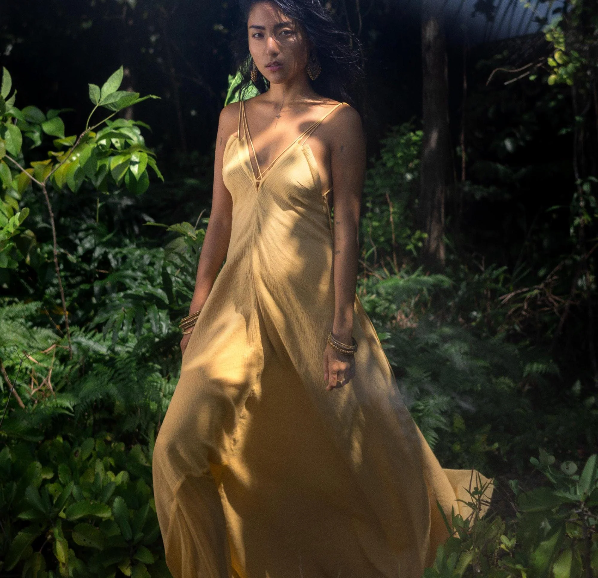 Powder Yellow Padma Dress • Boho Backless Dress • Sleeveless Elegant Dress - Image 11