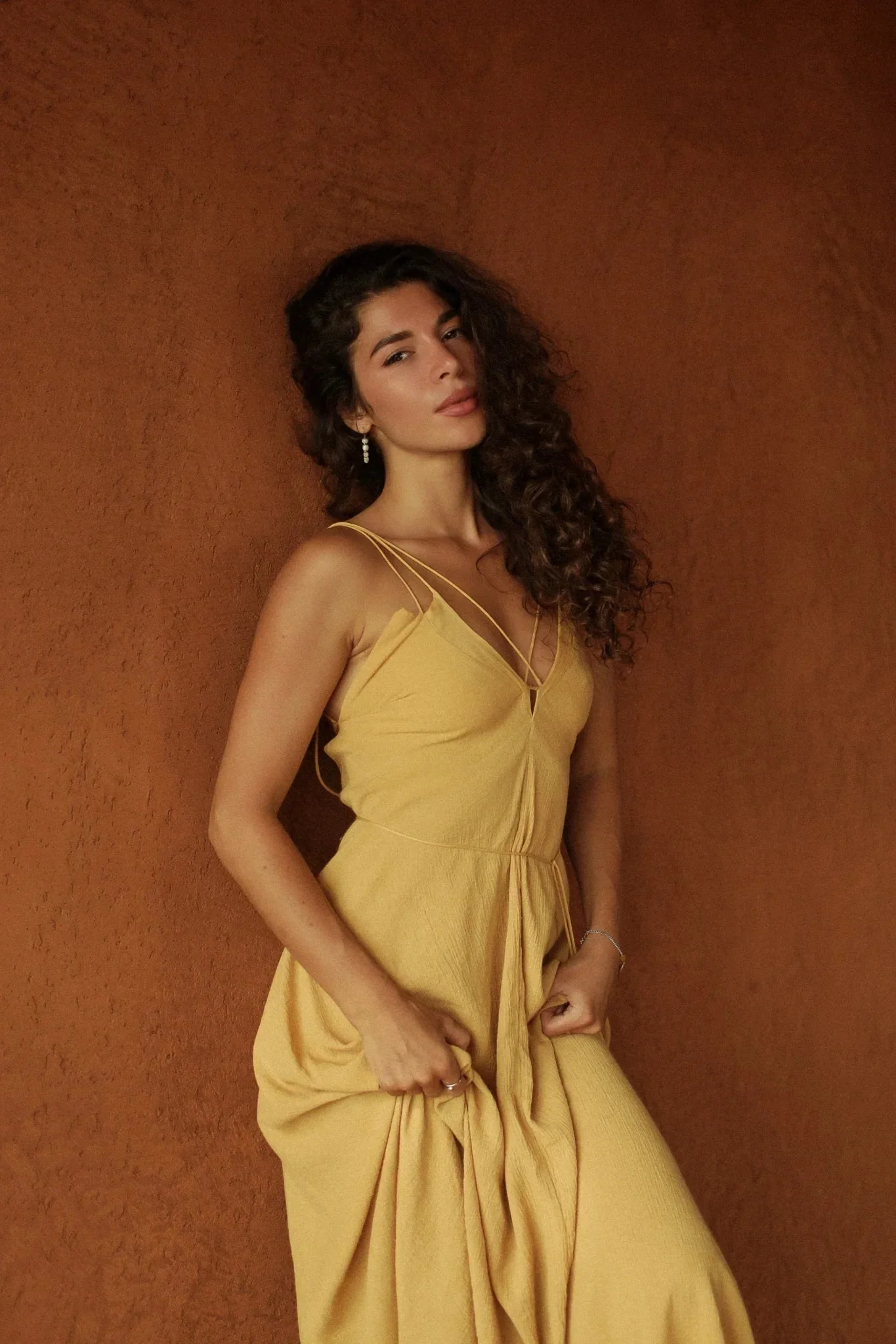 Powder Yellow Padma Dress • Boho Backless Dress • Sleeveless Elegant Dress - Image 3