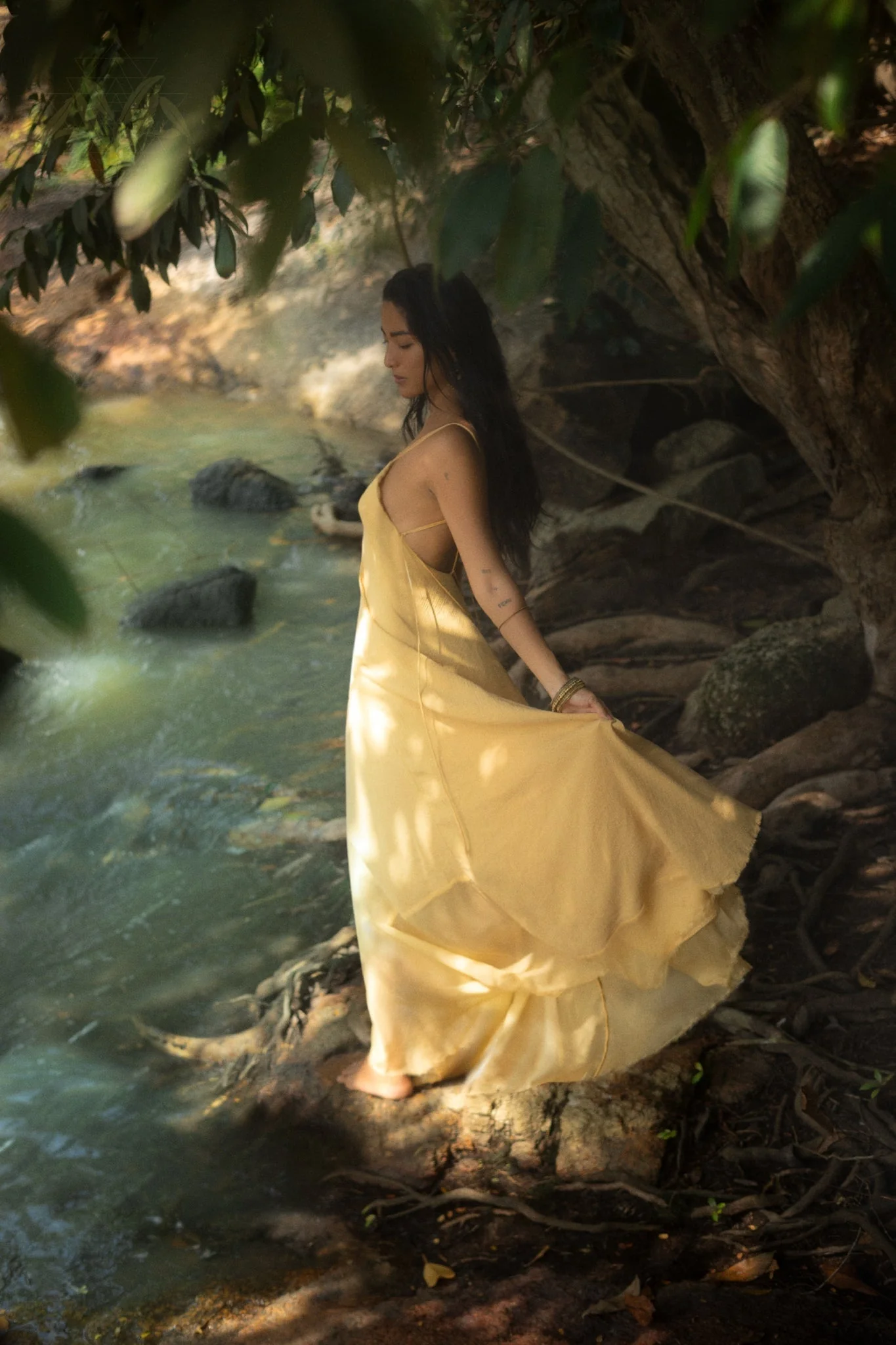Powder Yellow Padma Dress • Boho Backless Dress • Sleeveless Elegant Dress - Image 6
