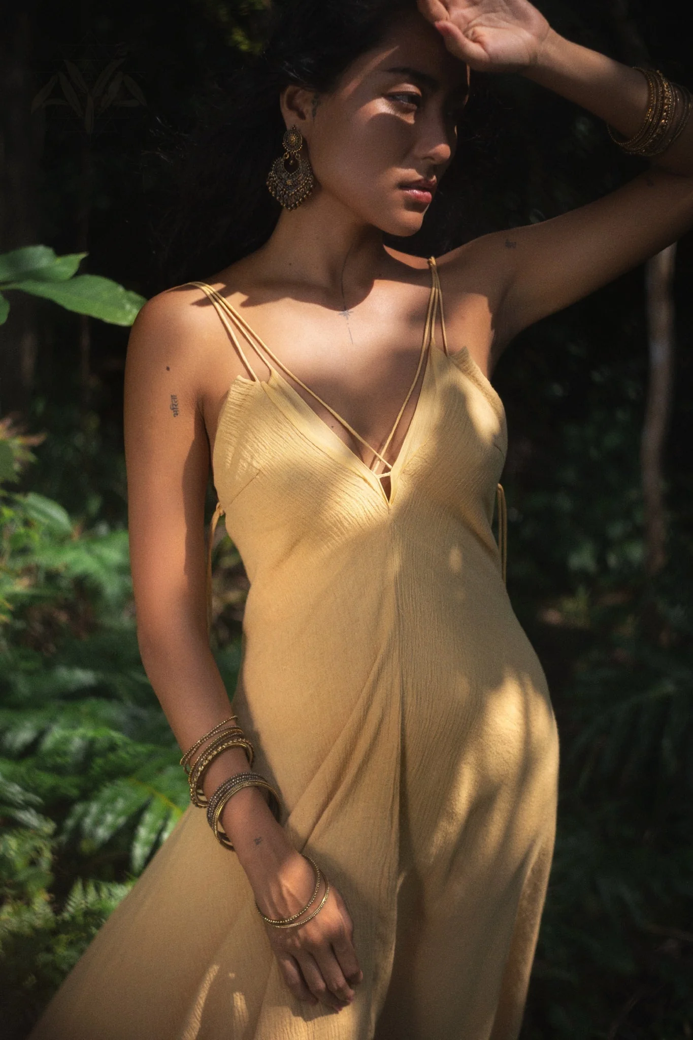 Powder Yellow Padma Dress • Boho Backless Dress • Sleeveless Elegant Dress - Image 8