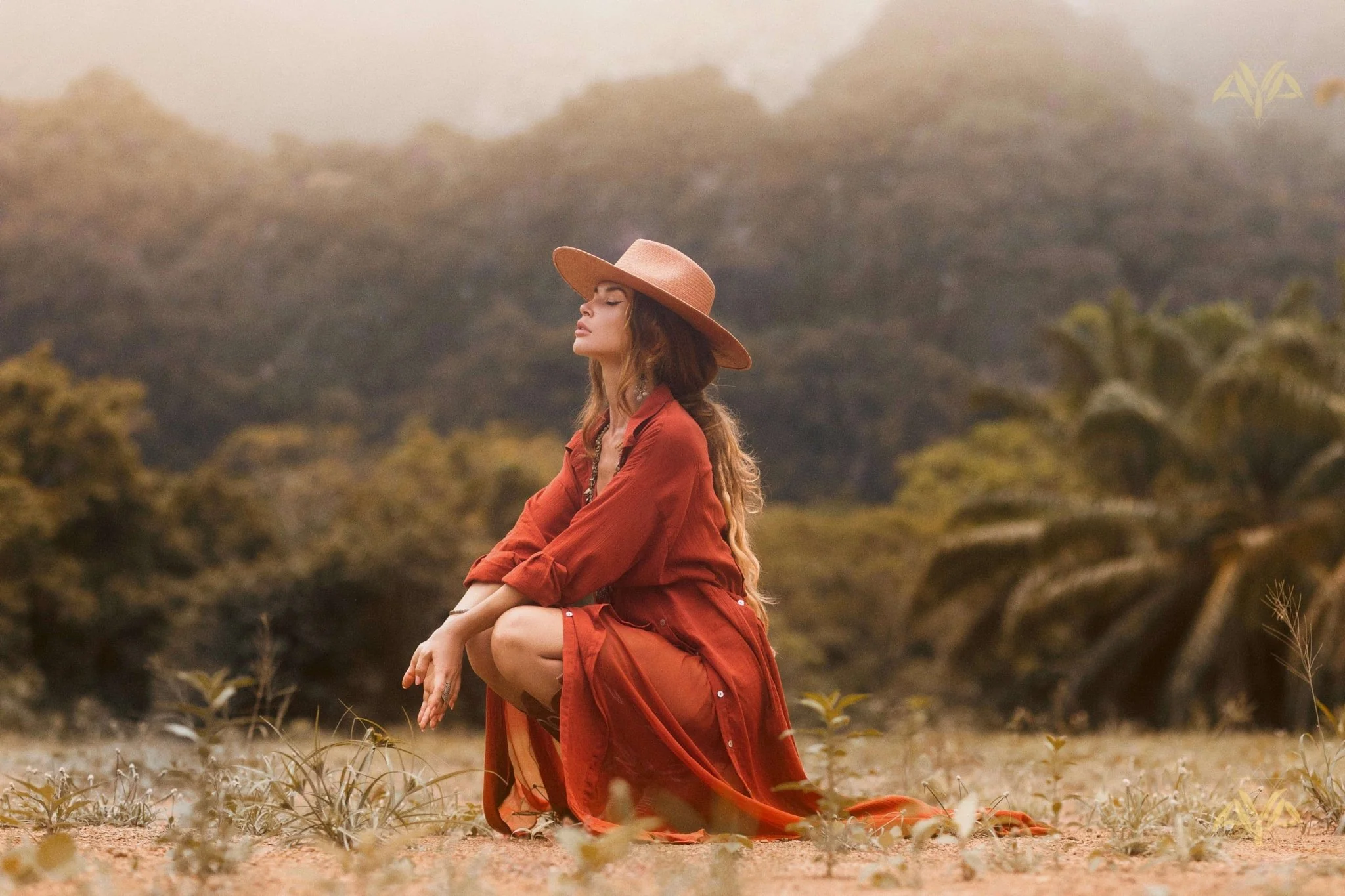 Red Kannika Shirt Dress • Adjustable Kaftan Dress • Multiway Button Down Dress - Image 3