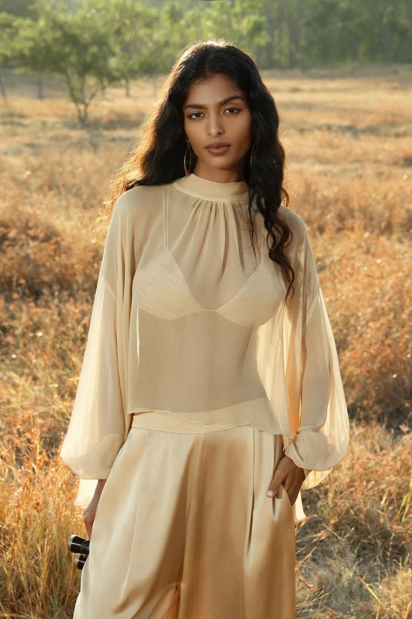 Butterfly Silk Bra Inka Gold – Pure Silk Bralette Handmade - Image 7